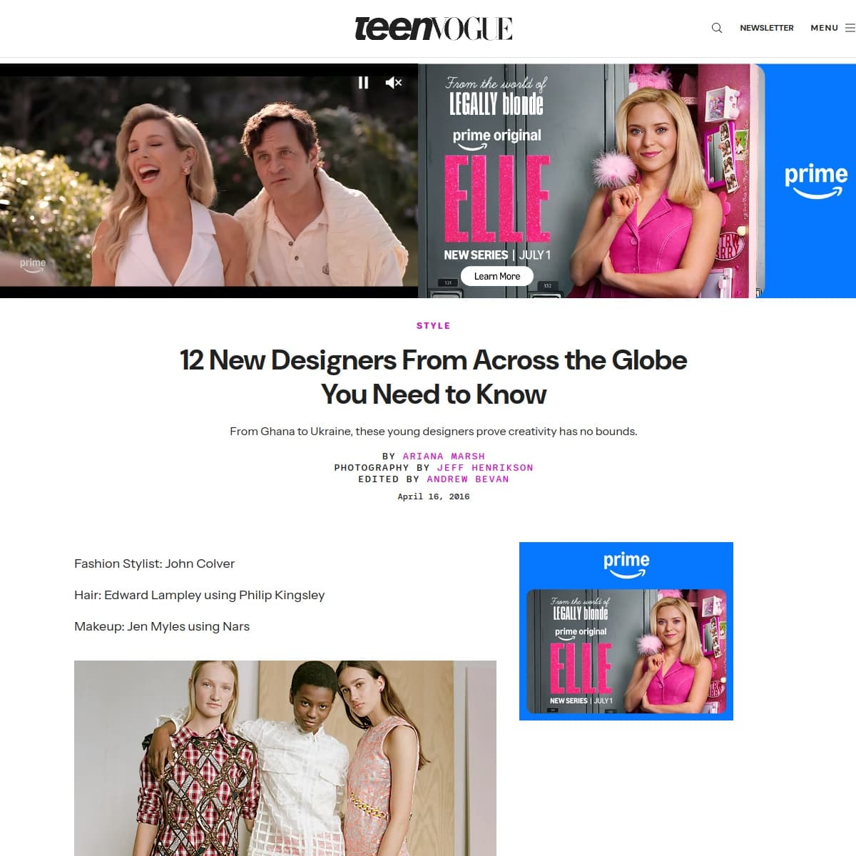 Teen Vogue article thumbnail